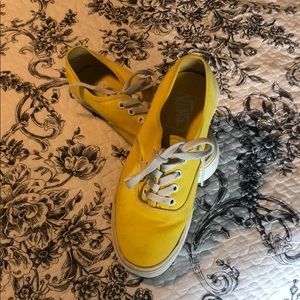 Vans yellow authentic